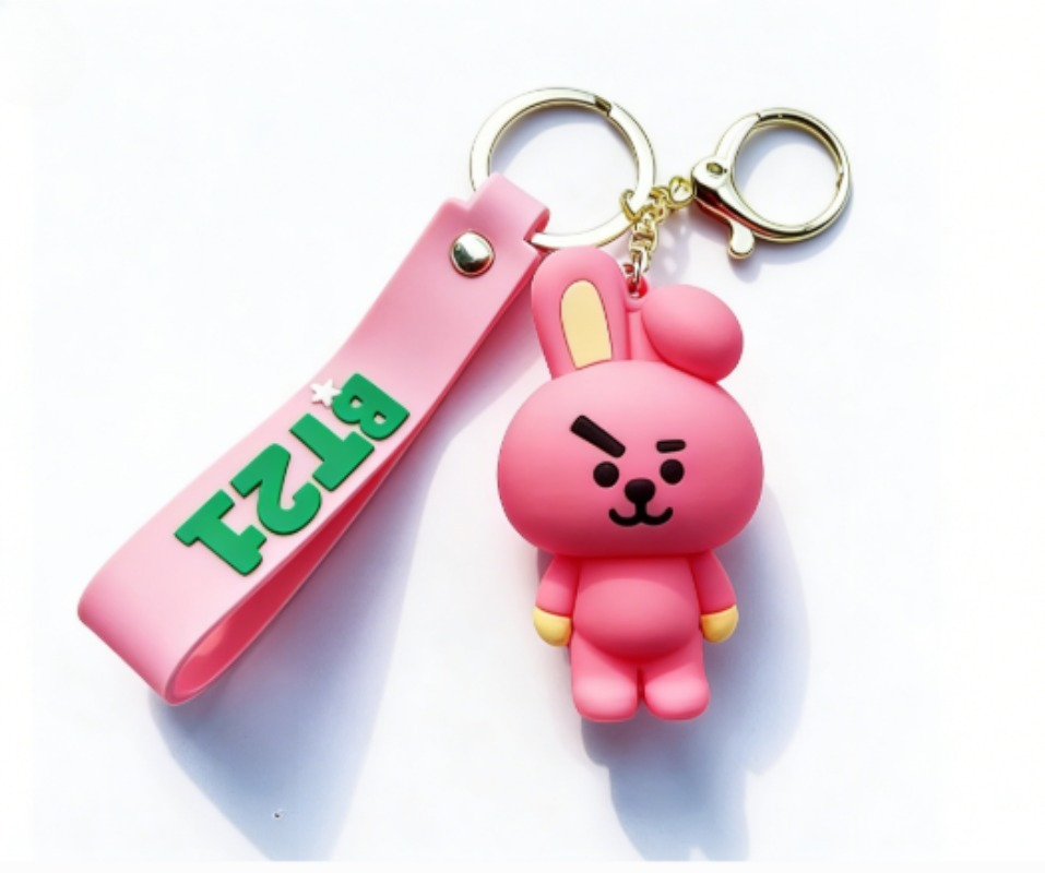 Carabiner Keychain - New BT21 Koya RJ Shooky Cooky