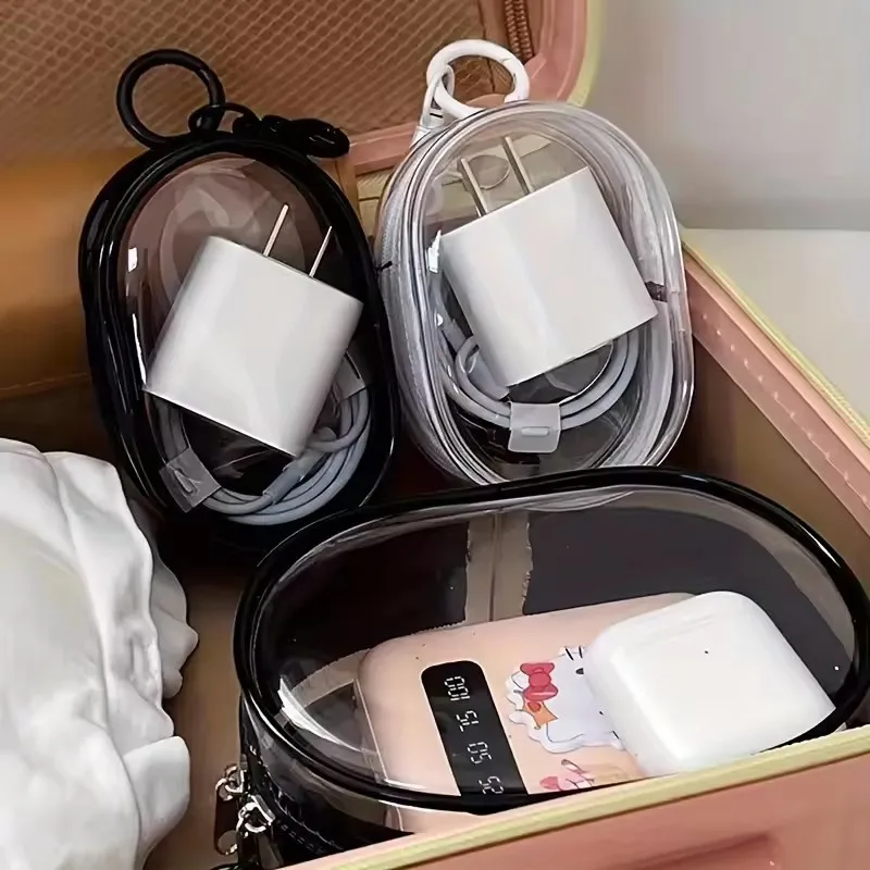 Portable Mini Transparent Stor - огляд і ціна Cable Winder Keychain