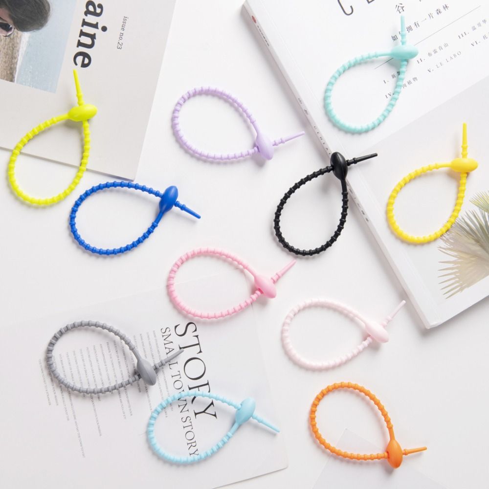 10Pcs/Set Tadpole Shaped Cable - огляд і ціна Cable Winder Keychain