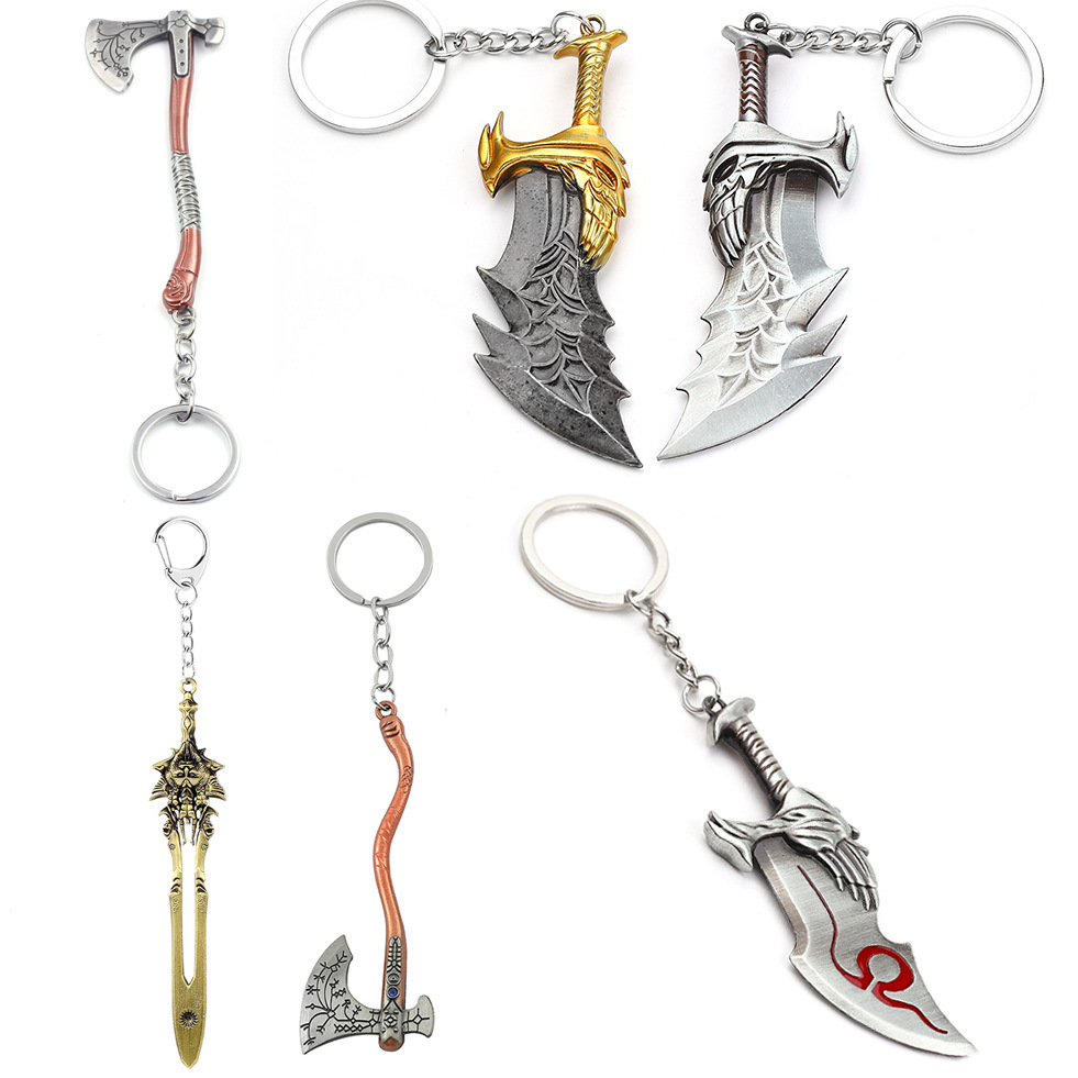 God of War 4 Kratos Sword Keyc - огляд і ціна Carabiner Keychain