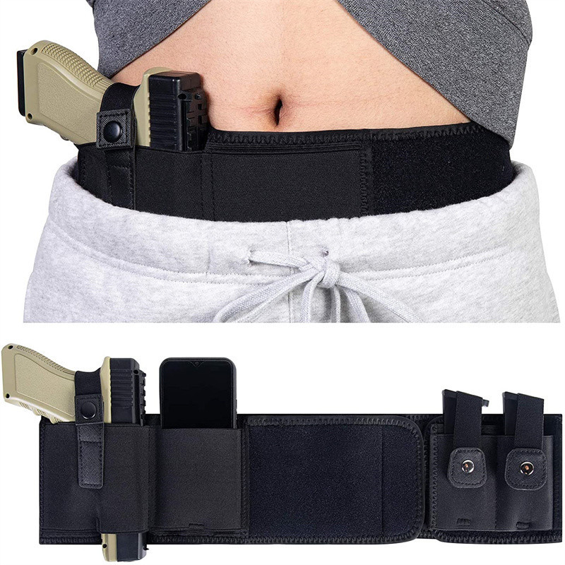 Belly Band Gun Holster Conceal - огляд і ціна Appendix Carry Edc