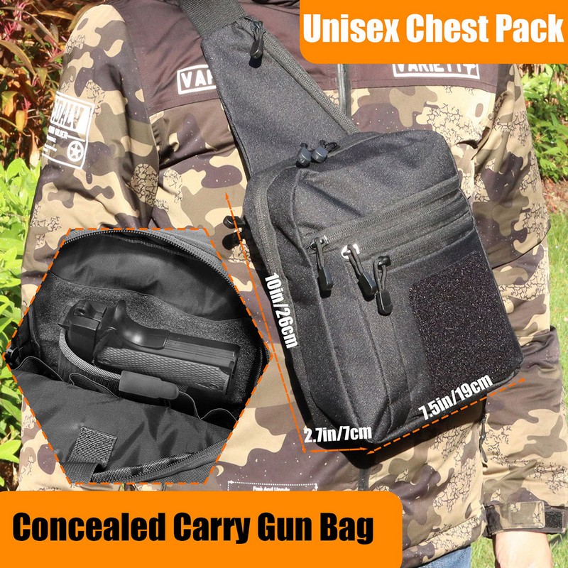 New Tactical Chest Bag Pistol  - огляд і ціна Edc Concealed Carry Holster
