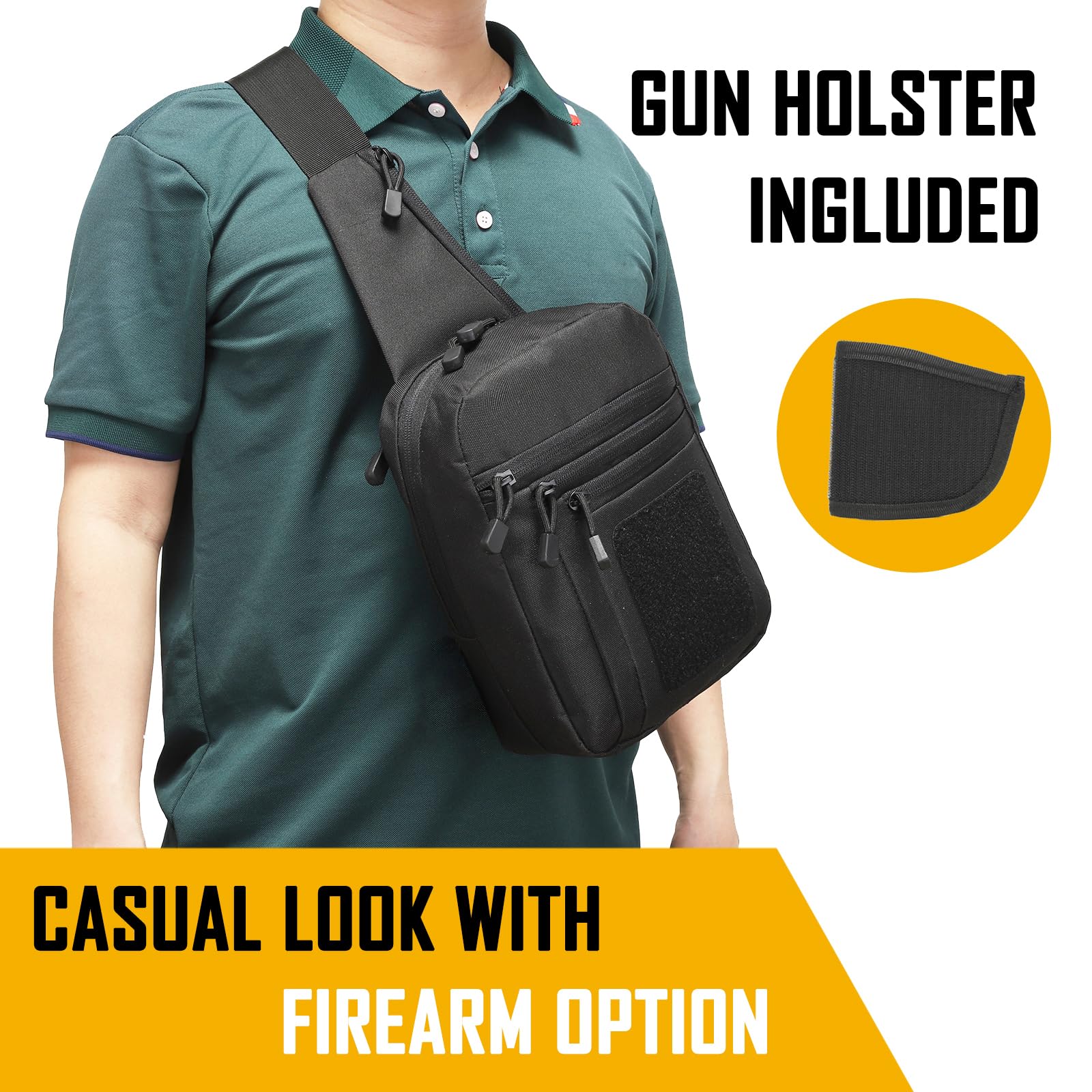 Concealed Carry Crossbody Bag  - огляд і ціна Edc Carry Items