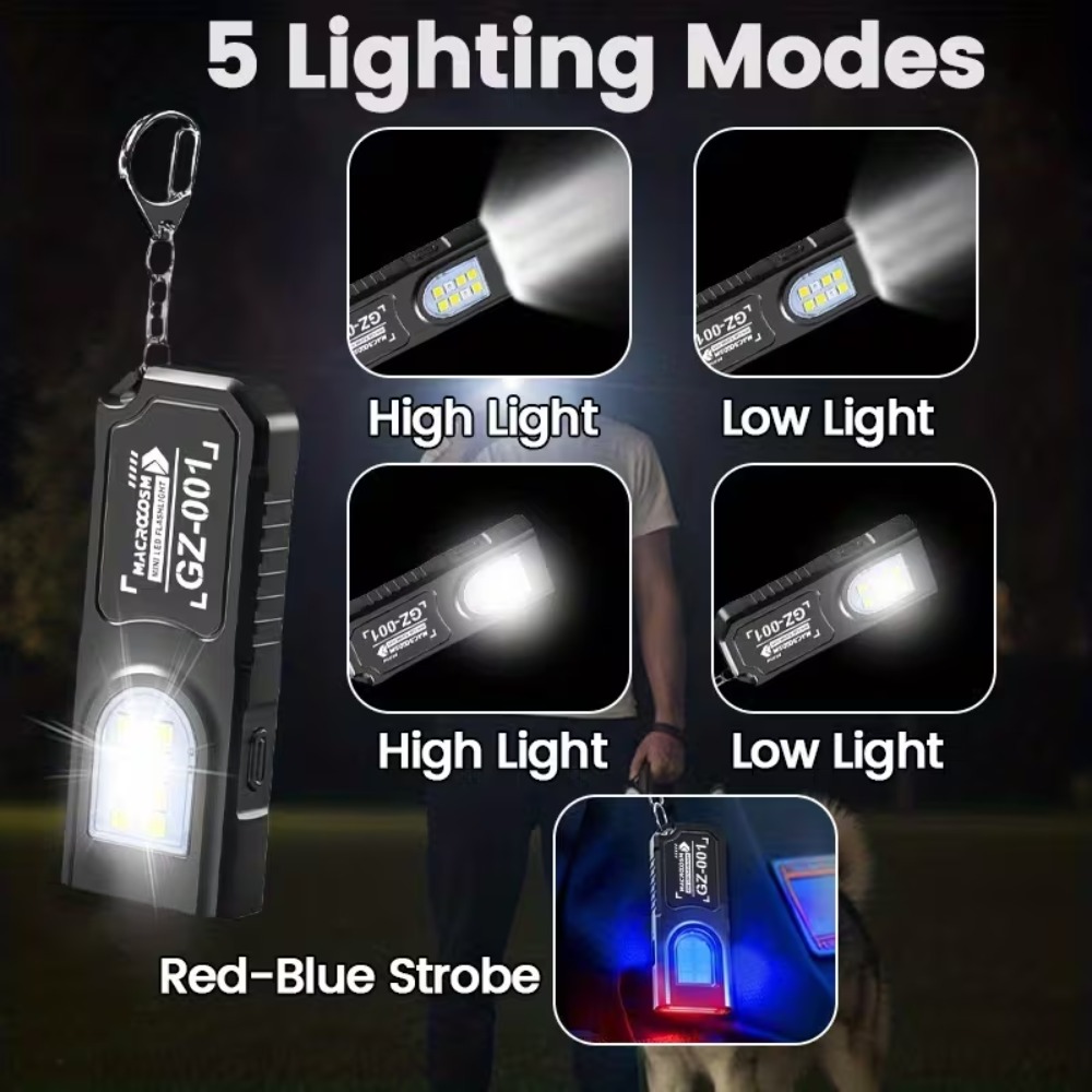 Mini COB LED Keychain Flashlig - огляд і ціна Keychain Flashlight